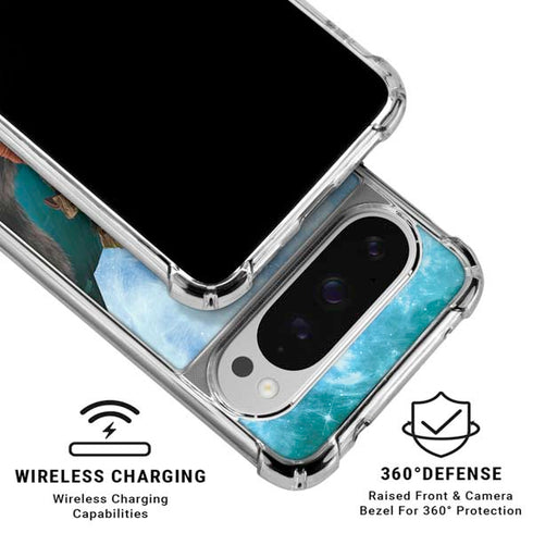 Marvel Rocket and Baby Groot Cosmic Bond Google Pixel 10 Pro XL Clear Case